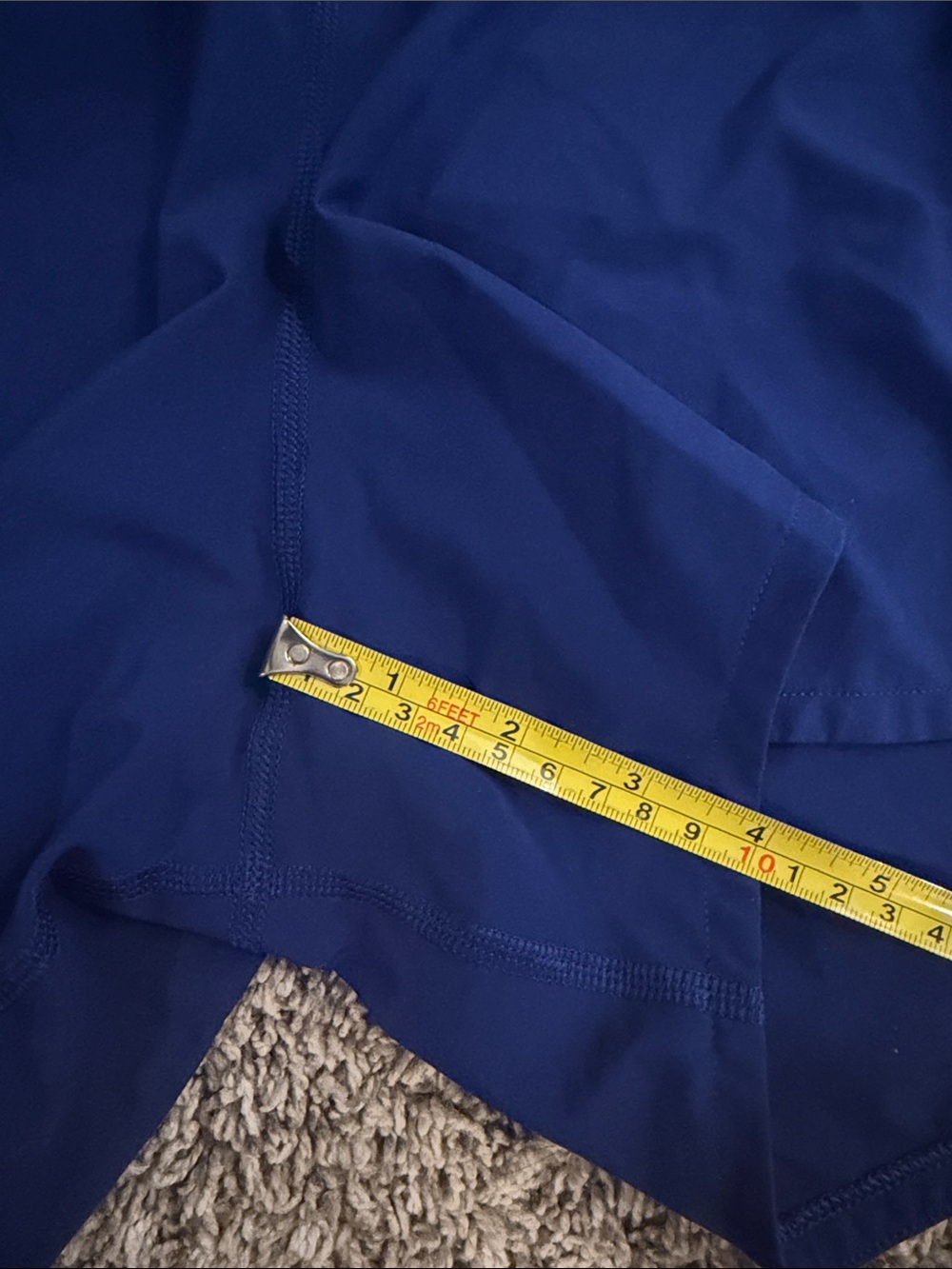 Lululemon Speed Up Running Shorts Royal Blue Size 10 - Picture 15 of 15